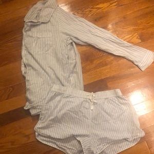 Striped pajama set